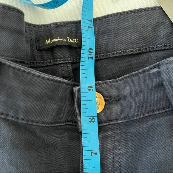 Massimo Dutti Dark Wash Mid-Rise Slim Fit Jeans – Timeless Essential, Size 10 - Picture 13 of 13